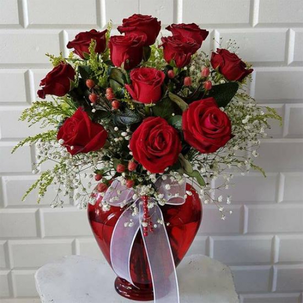 11 Imported Roses Arrangement